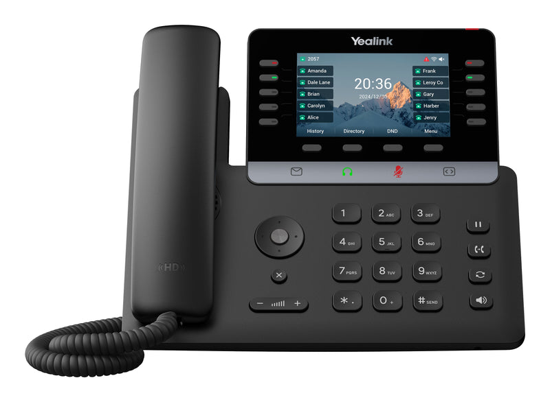 Yealink Phone T74W IP Black LCD Wi-Fi