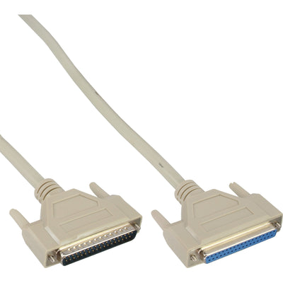 Inline Cable Extensión Serie Moldeado DB37 Male a Female Directo Grey 1M — image 1