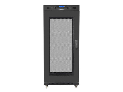 Lanberg Cabinet Rack 19 Pie 15U/800X1000 LCD With Door Mesh Black (flat Pack) FF01-8015-23BL — image 1