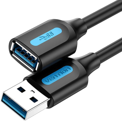 Vention Cable Alargador USB 3.0 Cbhbi USB Male USB Female 3M Black — image 1