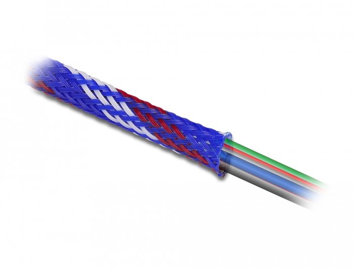 Delock 20756 Pasacables Blue Red White