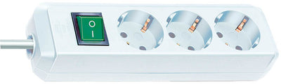 Brennenstuhl 1152320400 Base Múltiple 3M 3 Salidas AC White — image 1
