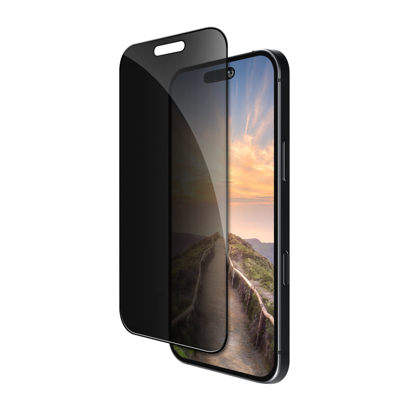 DBRAMANTE1928 Eco-shield Screen Protector Phone Mobile Phone With Filter Privacy Colour Frame Black Apple Iph