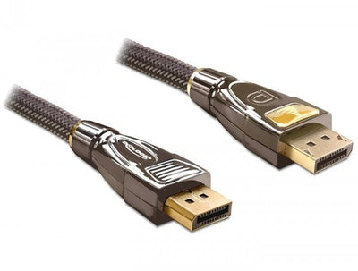 Delock Cable DisplayPort 1.2 Male DisplayPort Male 4K 1M Premium — image 1