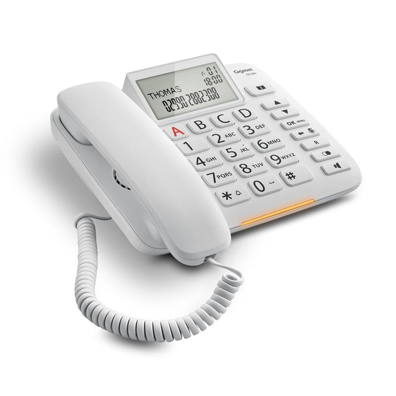 Gigaset DL380 Phone Fixed Keys Large White