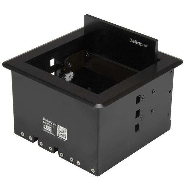 StarTech.com BOX4CABLE Organiser Cables Desk Box Of Cables Black 1 Pieces