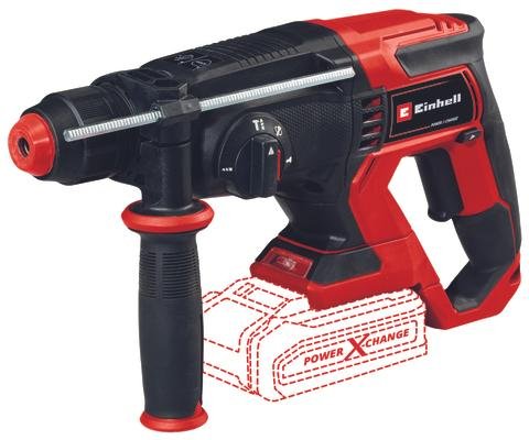 Einhell Taladro Percutor Inalámbrico Power X-change Te-hd 18/20 Li - Solo cuerpo 18 Voltios 4514260 Negro/Rojo Sin