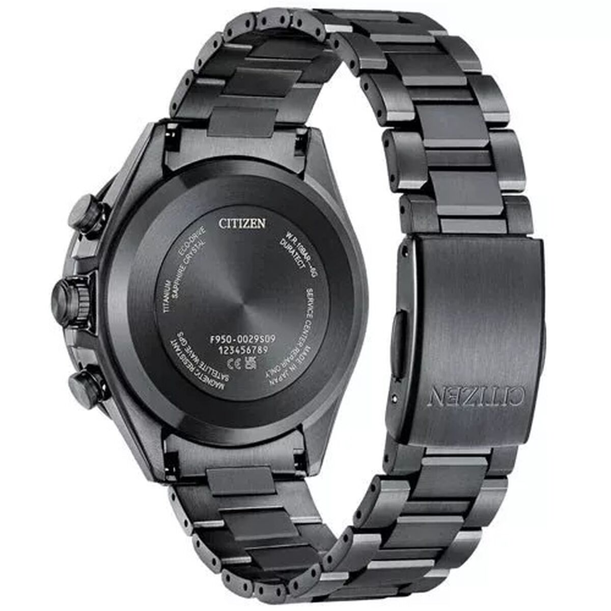 Citizen Men's Watch Citizen Attesa Titanium Black (Ø 44,5 Mm)