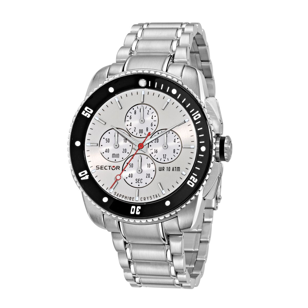 Sector Men's Watch Sector R3273903007 Silver (Ø 45 Mm)