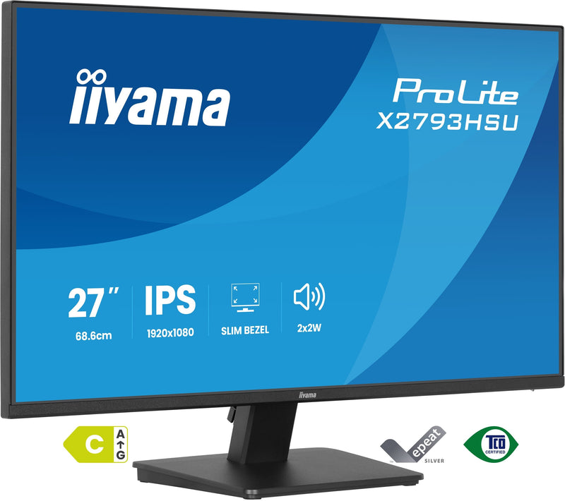 Iiyama 68.6CM 27 X2793HSU-B1 16:9 HDMI + DP + 2x USB IPS