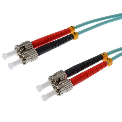 Helos Lwl Network Cable St/St Duplex 50/125?M OM3 Aqua 10,0M — image 1