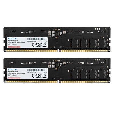 ADATA Memory DDR5 32GB 5600 (2X 16GB) Kit AD5U560016G-DT — image 1