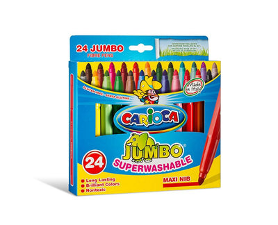 Carioca Marker Jumbo Punta Maxi Colours - Box Of 24 — image 1