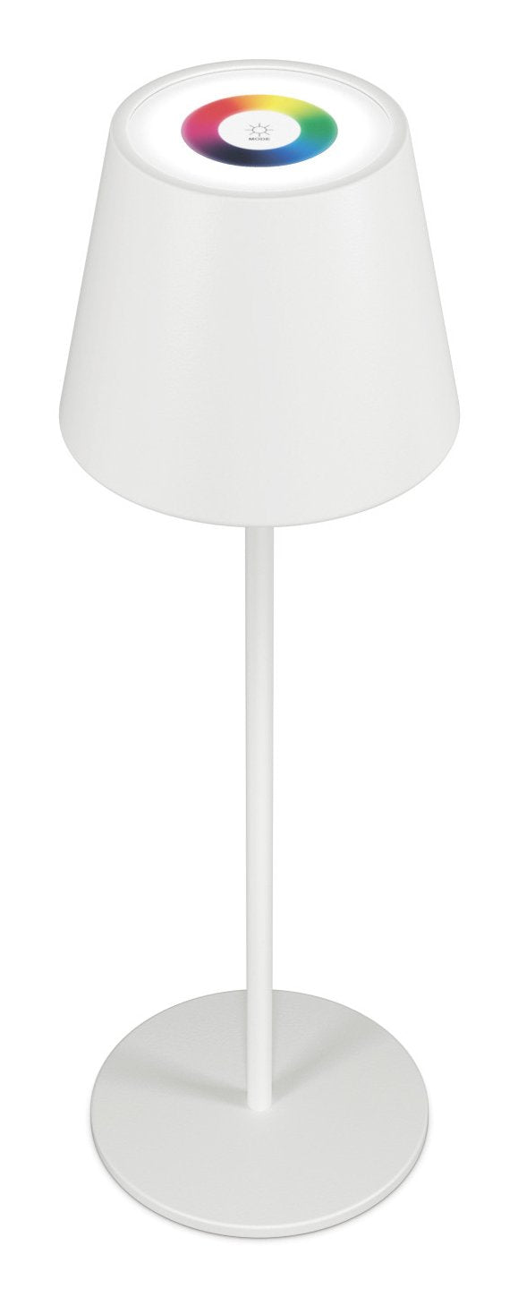 Realpower Lamp Desk LED Tablelight 360 RGB 3W White