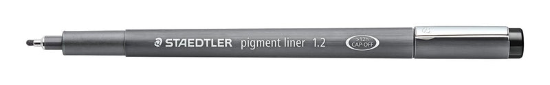 Staedtler Marker Calibrado Pigment Liner 1.2MM Black -10U-