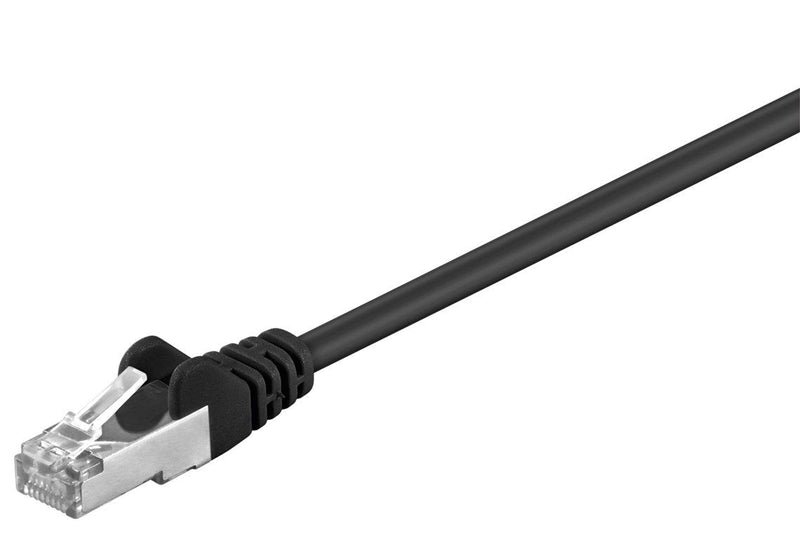 Goobay 95551 Network Cable Black 1,5M CAT.5E Sf/UTP (s-FTP)