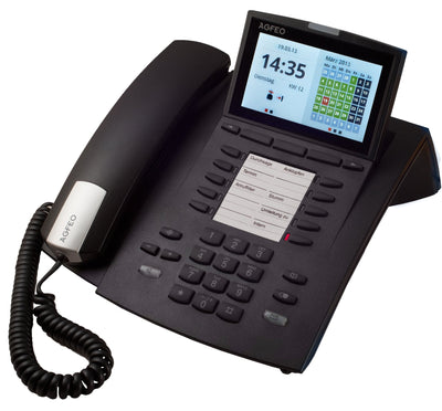 Agfeo St 45 IP Phone IP Black Terminal With Connection Cable LCD — image 1