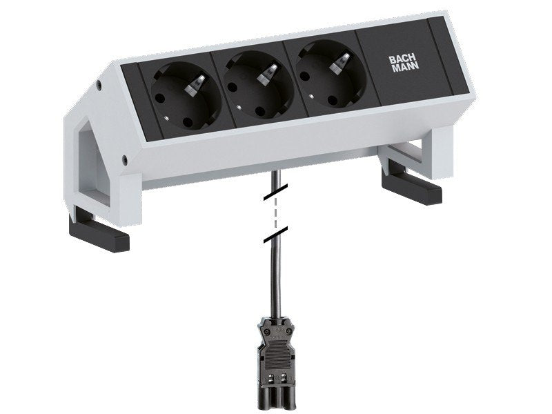 Bachmann Power Strip Plugs DESK2 3X