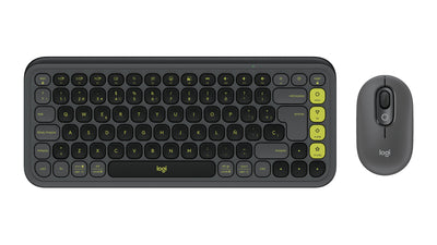 Logitech Kit Mouse Keyboard Españ Or 920-013118 Included Universal Bluetooth Qwertyl Graphite Green — image 1