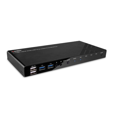 Lindy KVM Switch HDMI 4K60,USB 3.0 & Audio 4PORT — image 1