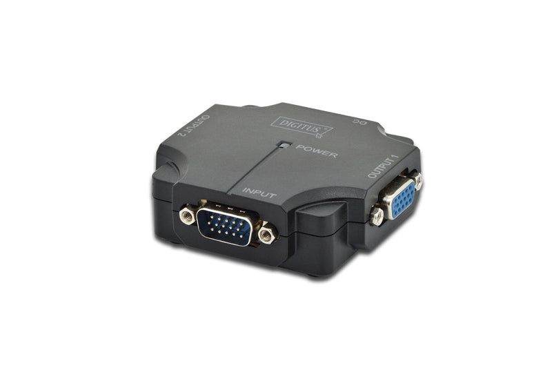 Digitus DS-41120-1 VGA Splitter 2-PORT 350MHZ Internal Amplifier 75M Max. 2048X1536 At 60HZ