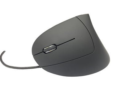 Mediarange Mouse USB 2.0 Vertical Izquierdo, Black — image 1
