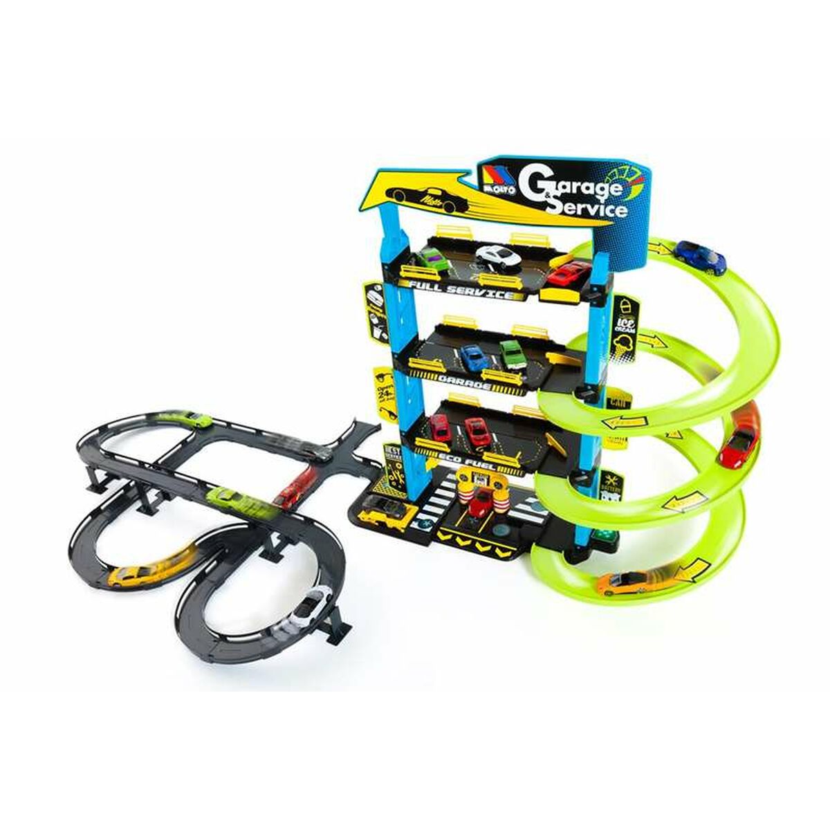 Racetrack Moltó 3 levels Car x 5 (Refurbished C)