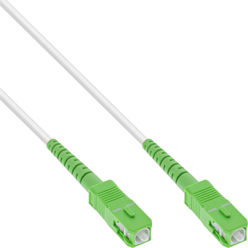 Inline Cable Símplex Fibre Optic , Ftth, Sc/Apc 8° a Sc/Apc 8°, 9/125 ?m, OS2, 2M