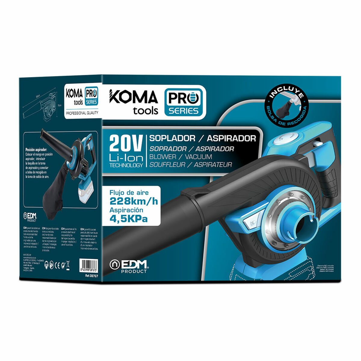 Koma Tools Blower Koma Tools Pro Series 20 V Vacuum Cleaner