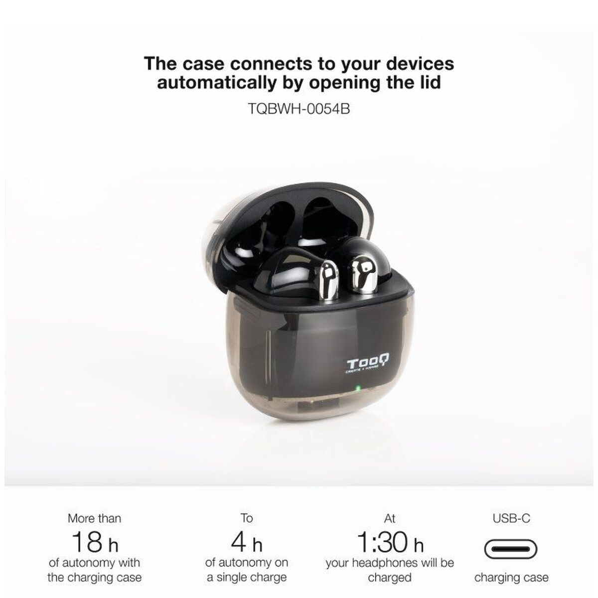 Tooq Headphones With Microphone Tooq Onyx