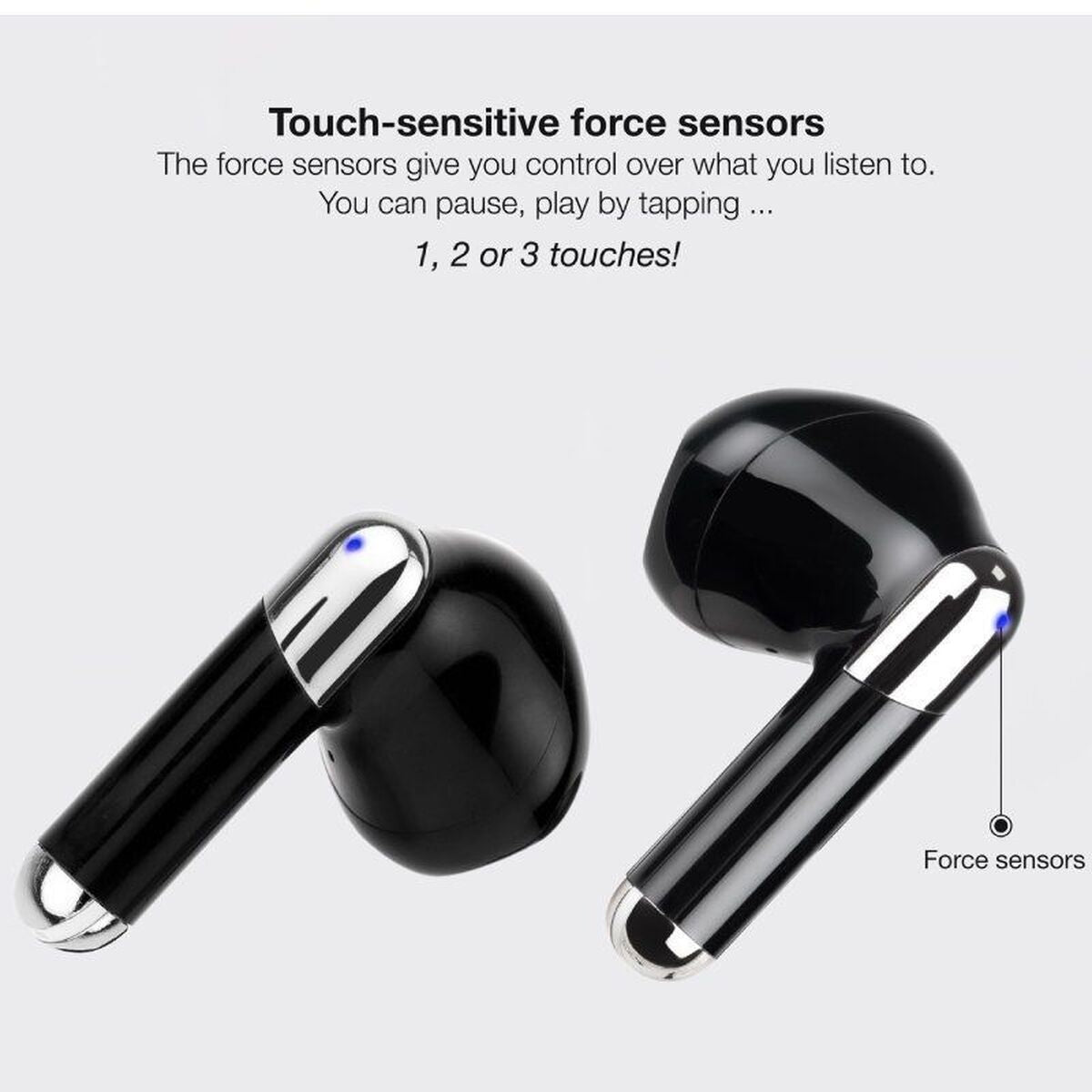 Tooq Headphones With Microphone Tooq Onyx