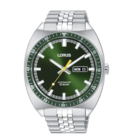 Lorus Men's Watch Lorus Rl443Bx9 Green Silver