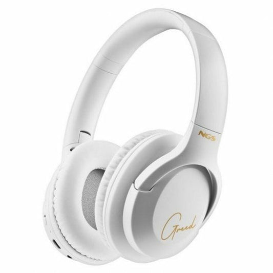 Bluetooth Headset with Microphone NGS ARTICA GREED White Black (Refurbished A)