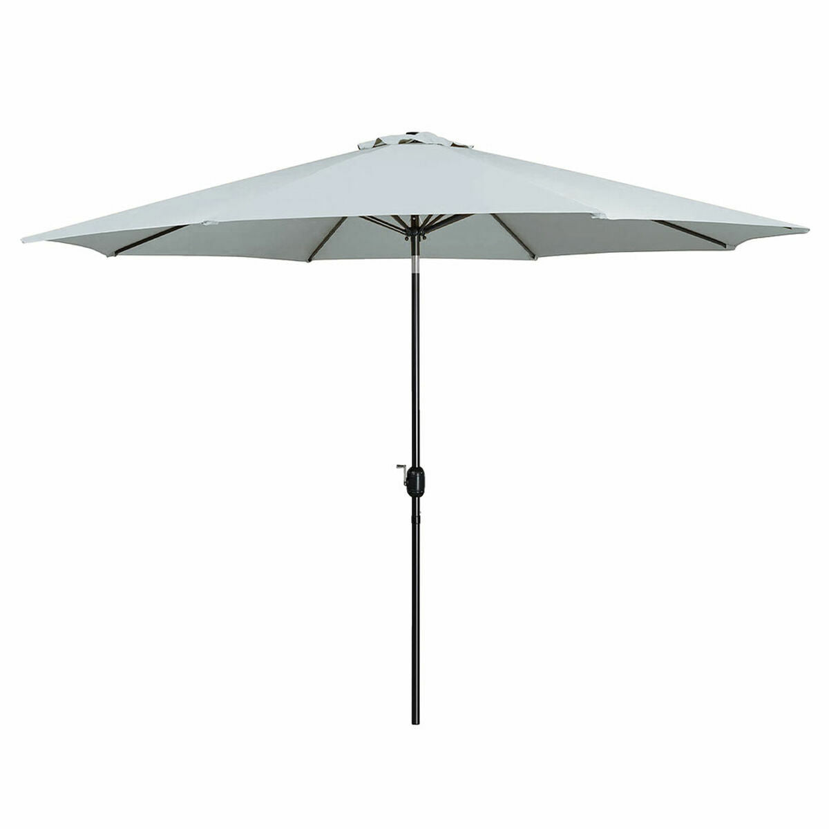 Marbueno Umbrella Steel 8 Ribs D270 Cm Polyester White Garden, Pool, Terrace 10484