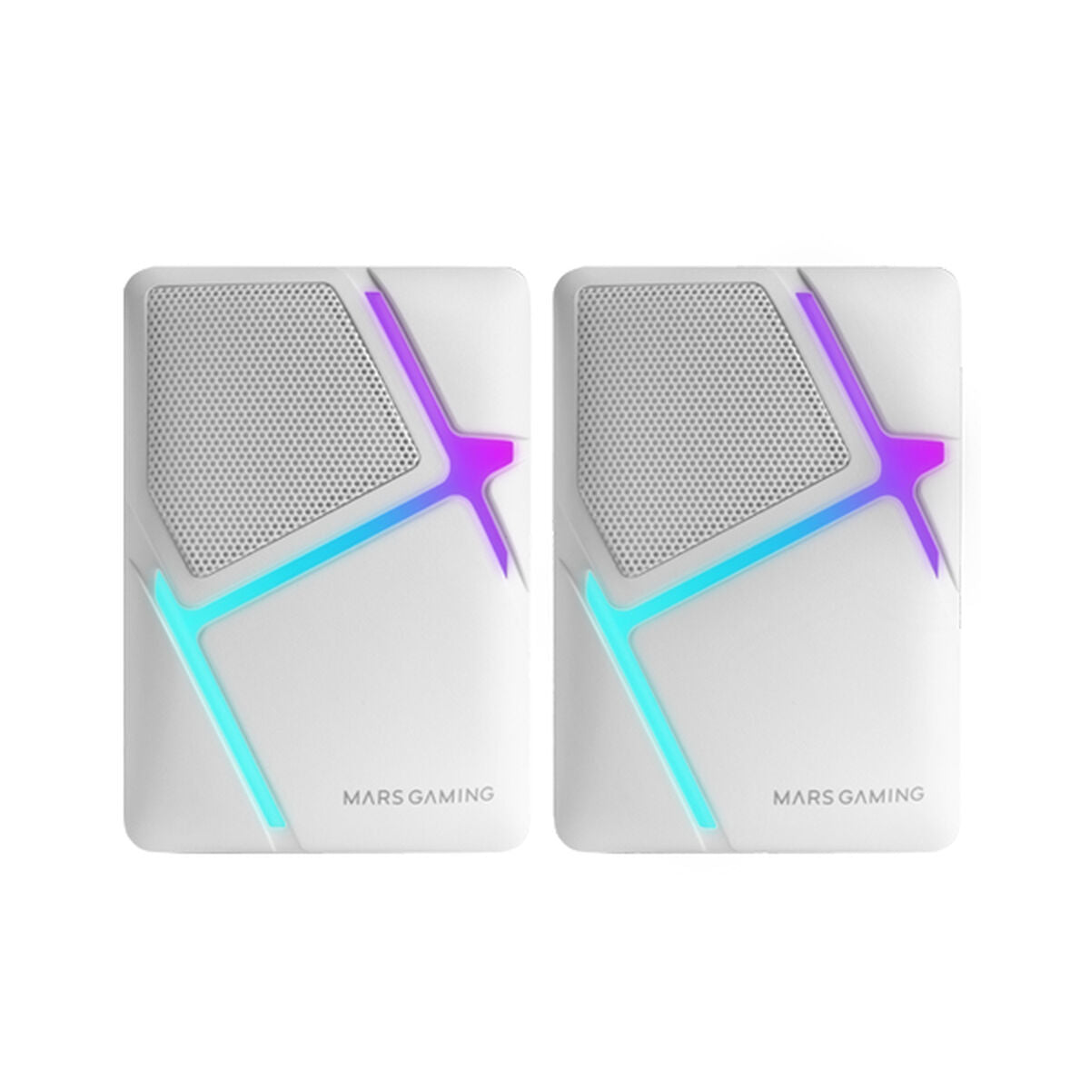 Mars Gaming Portable Bluetooth Speakers Mars Gaming Mshw White Black 4 W