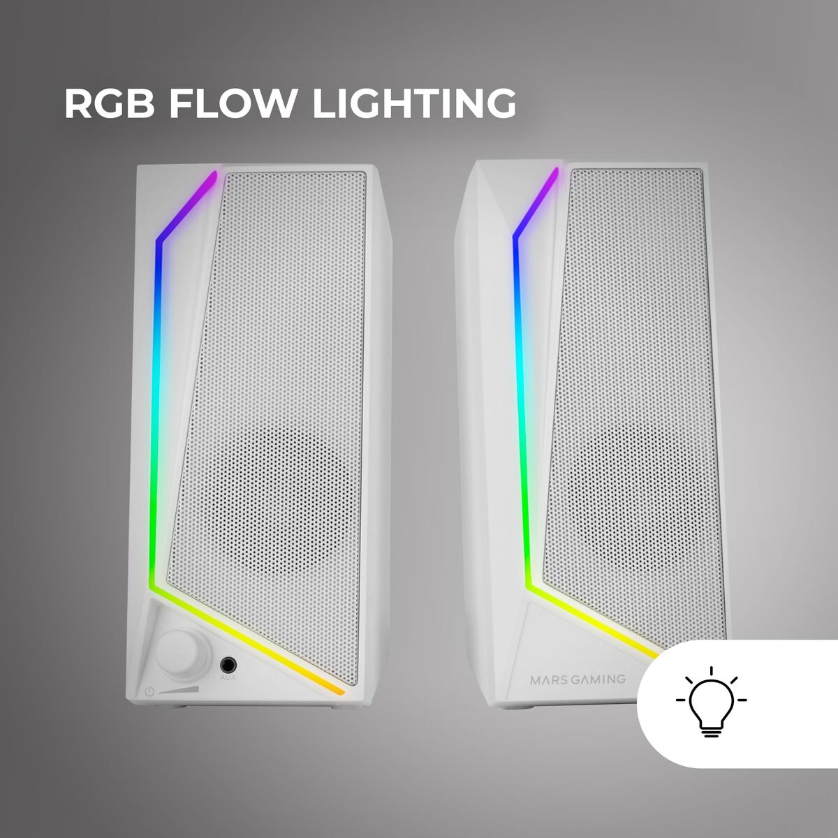 Mars Gaming Pc Speakers Mars Gaming Ms72W White 15 W 4 W