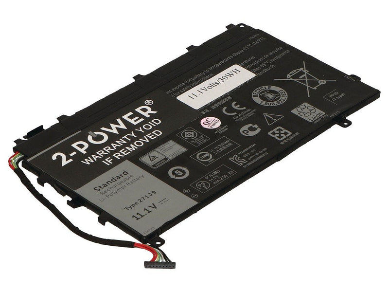 2-POWER Battery 11.1V 2500MAH Dell Latitude 7350 / Latitude 13 7350 CBP3590A