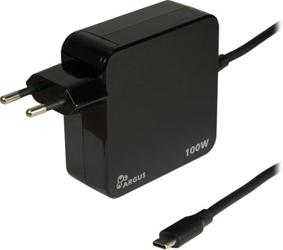 Inter-tech Connector Male Power Supply PD-2100 100W USB-C Black — image 1