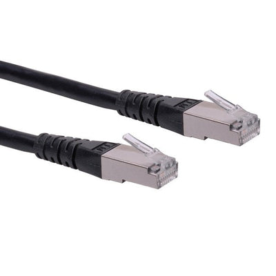 Roline Network Cable KAT.6 Class And S FTP Pimf Black 2M — image 1