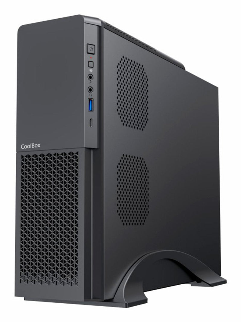 Coolbox PC Case microATX Slim T313 USB C Power Supply Sfx 300W Bronze Incluida