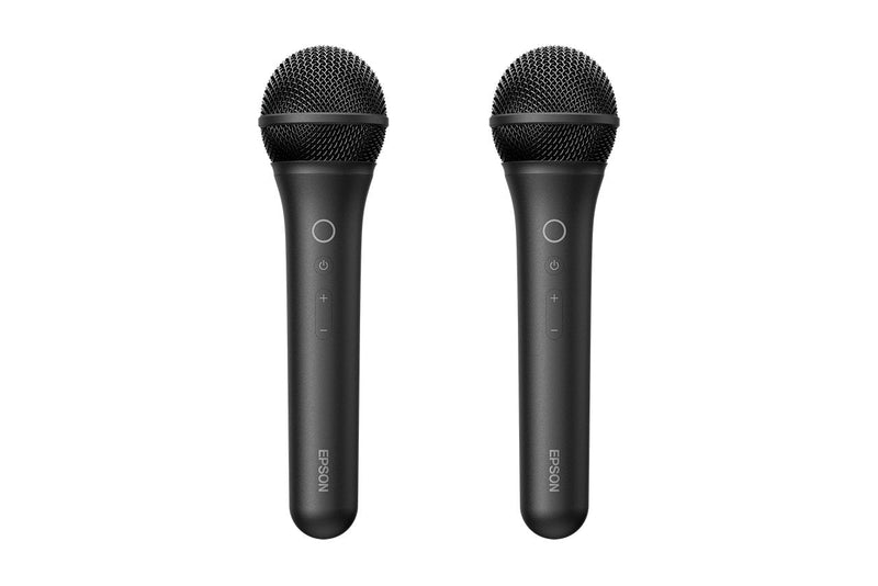 Epson ELPKM01 Wireless Karaoke Microphone Pair, Black