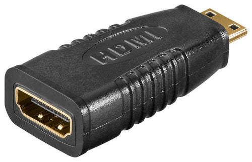 Goobay 68841 Cambiador Género Cable 19-PIN Mini HDMI M 19-PIN HDMI Fm Black — image 1