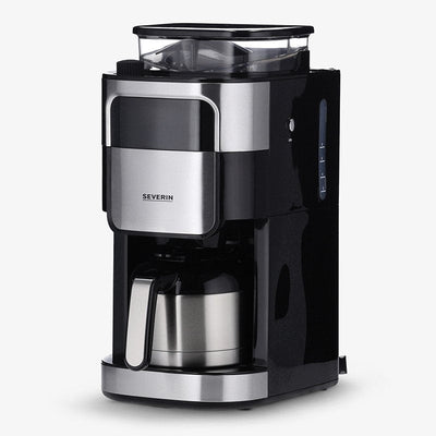 Severin Coffee Machine Ka 4814 Combinada Molinillo Integrado, 1000W, Black Steel Inoxidable — image 1