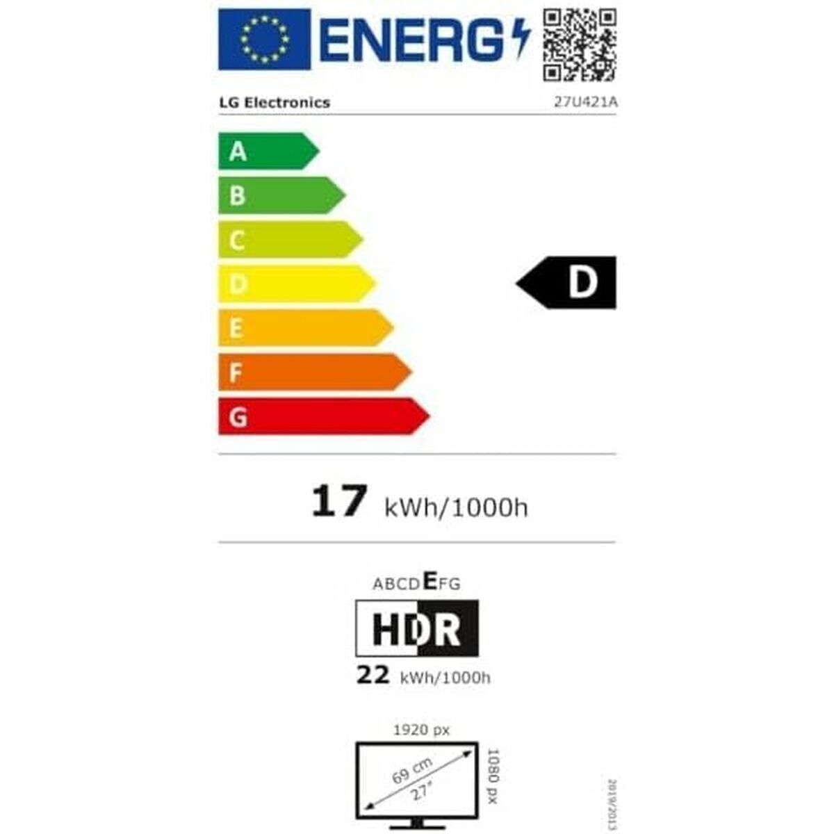 Lg Gaming Monitor Lg 27U421A-B Full Hd 27"