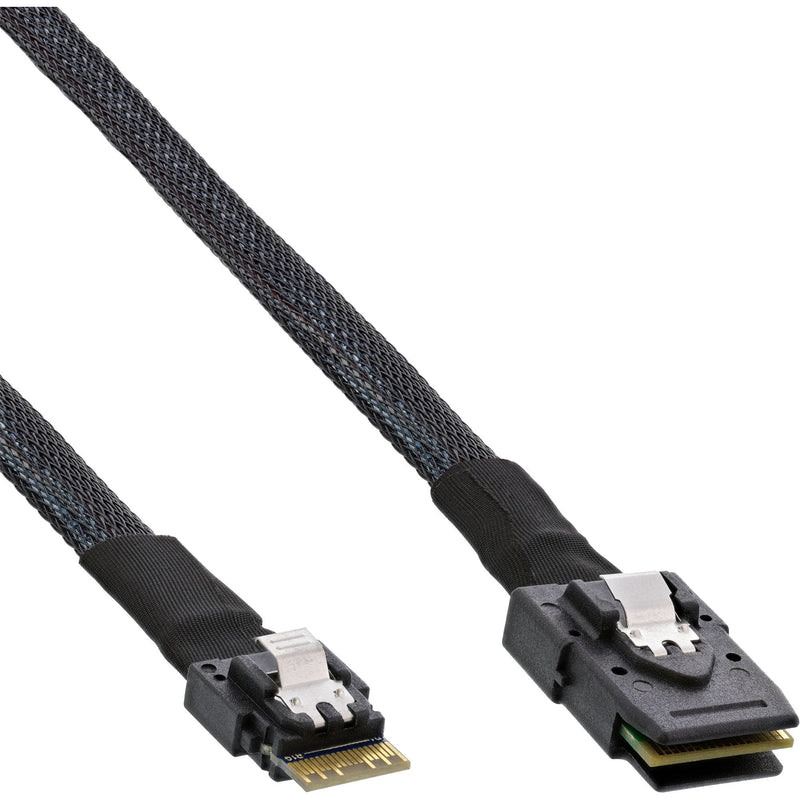 Inline Cable Slim Sas SFF-8654A Mini Sas SFF-8087, 12GB/S, 0,5M
