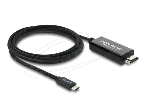 Delock Koaxiales USB Type-c ? a HDMI Cable (dp Alt Mode) 4K 60 HZ With Geflechtma — image 1