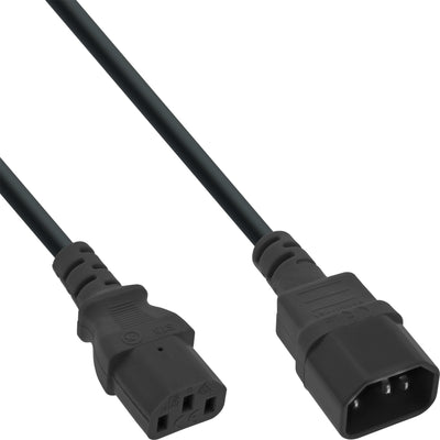 Inline 40PCS. Bulk-pack ® Power Cable 3 Pin IEC C13 a C14 Black 1.5M — image 1