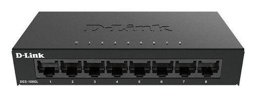 D-link DGS-108GL Switch 8 Ports Gigabit Housing Metal Desktop — image 1