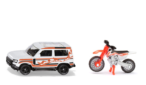 Siku Blister Land Rover Defender With Ktm Motorrad 10111400000 — image 1