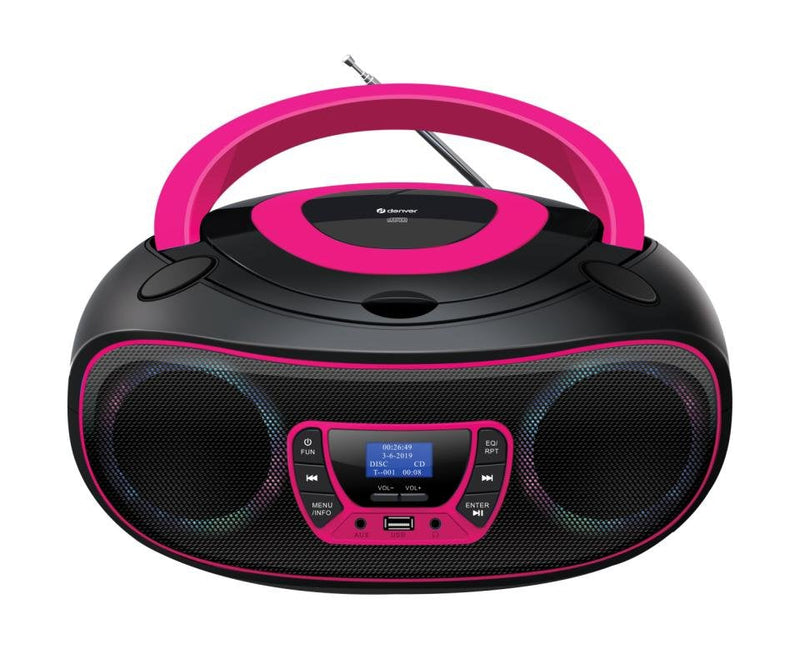 Denver TDB-212P Reproductor Cd Laptop Pink
